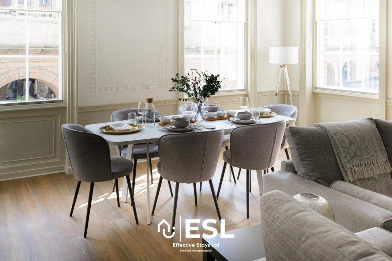 Most Central Luxury Grade 2 Listed Apartment Overlooking Shrewsbury Square - Free Parking Exteriör bild