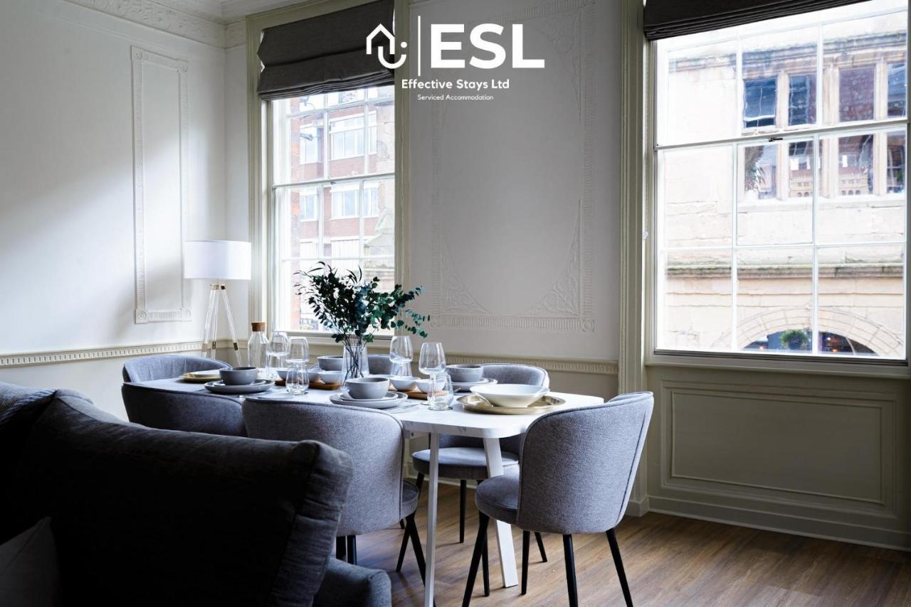 Most Central Luxury Grade 2 Listed Apartment Overlooking Shrewsbury Square - Free Parking Exteriör bild