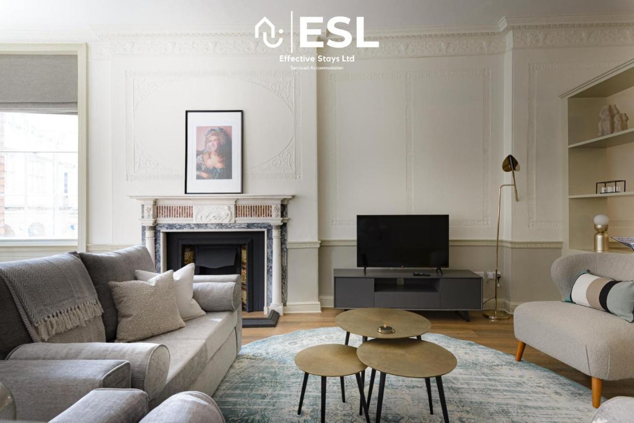 Most Central Luxury Grade 2 Listed Apartment Overlooking Shrewsbury Square - Free Parking Exteriör bild